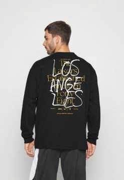 Nike Performance NBA LOS ANGELES LAKERS MAX 90 LONG SLEEVE - Long Sleeved Top - Black