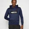 Nike Performance FC LIBERO HOODIE - Hoodie - Thunder Blue/white/black