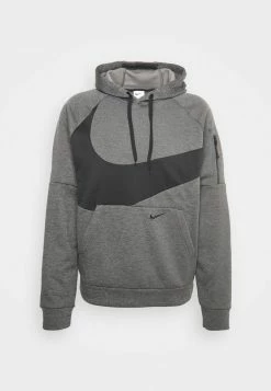 Nike Performance Hoodie - Charcoal Heather/dark Smoke Grey/black -Nike Performance store f73c5be4db7d4105b280f21e19d56f1f