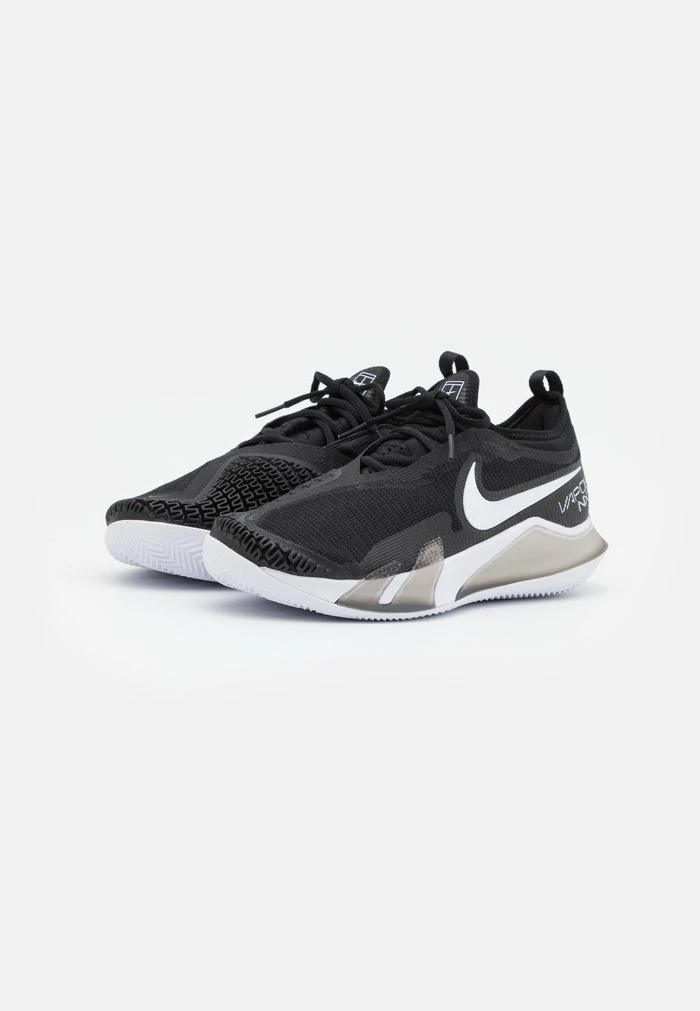 Nike Performance REACT VAPOR NXT - Clay Court Tennis Shoes - Black/white 2 Nike Performance REACT VAPOR NXT - Clay Court Tennis Shoes - Black/white - Image 2