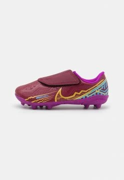 Nike Performance JR MERCURIAL VAPOR 15 CLUB KYLIAN MBAPPE MG PS UNISEX - Moulded Stud Football Boots - Dark Beetroot/metallic Vivid Gold