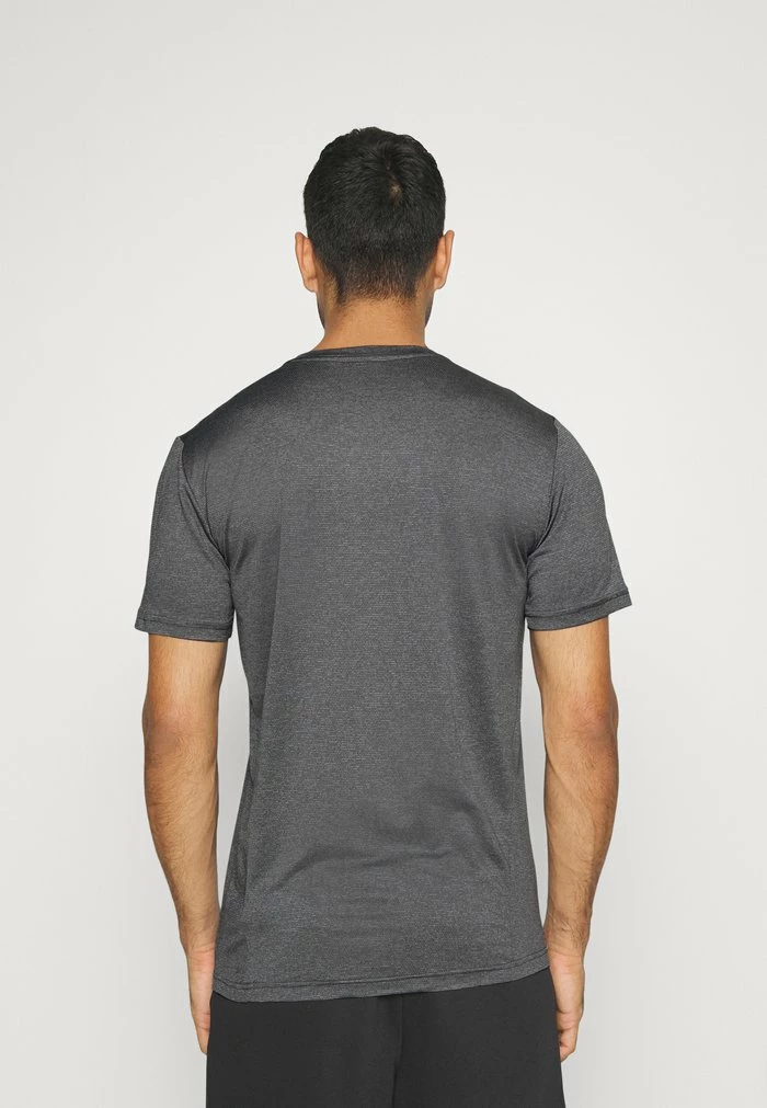 Nike Performance STATIC - Sports T-shirt - Iron Grey/light Smoke Grey/heather/black 3 Nike Performance STATIC - Sports T-shirt - Iron Grey/light Smoke Grey/heather/black - Image 3