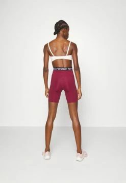 Nike Performance 365 SHORT HI RISE - Leggings - Dark Beetroot/black/white