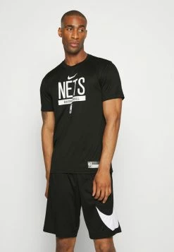 Nike Performance NBA BROOKLYN NETS PRACTICE TEE - Sports T-shirt - Black