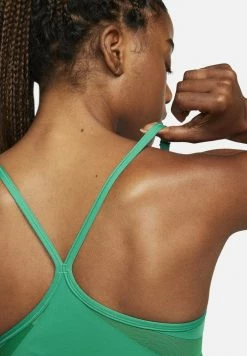 Nike Performance INDY V NECK BRA - Light Support Sports Bra - Evergreen -Nike Performance store f90094b71d4b457a9bd67b4338a962d5