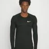 Nike Performance WARM CREW - Long Sleeved Top - Black/white