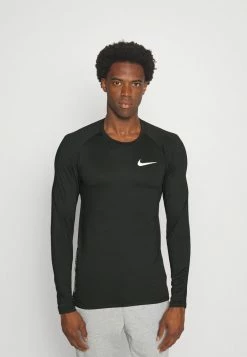 Nike Performance WARM CREW - Long Sleeved Top - Black/white