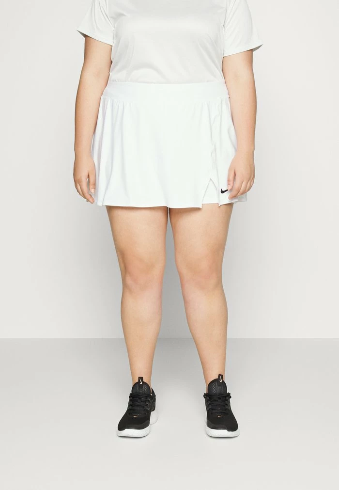 Nike Performance COURT VICTORY SKIRT PLUS - Sports Skirt - White/black 1 Nike Performance COURT VICTORY SKIRT PLUS - Sports Skirt - White/black