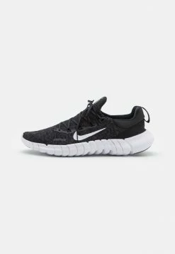 Nike Performance FREE RN 5.0 2021 - Neutral Running Shoes - Black/white/dark Smoke Grey
