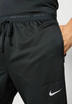 Nike Performance ELITE KNIT PANT - Tracksuit Bottoms - Black/(reflective Silv) -Nike Performance store f9e5bbc2de13499eb975b4937b35e101