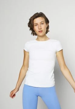 Nike Performance THE YOGA LUXE - Basic T-shirt - Sail/white