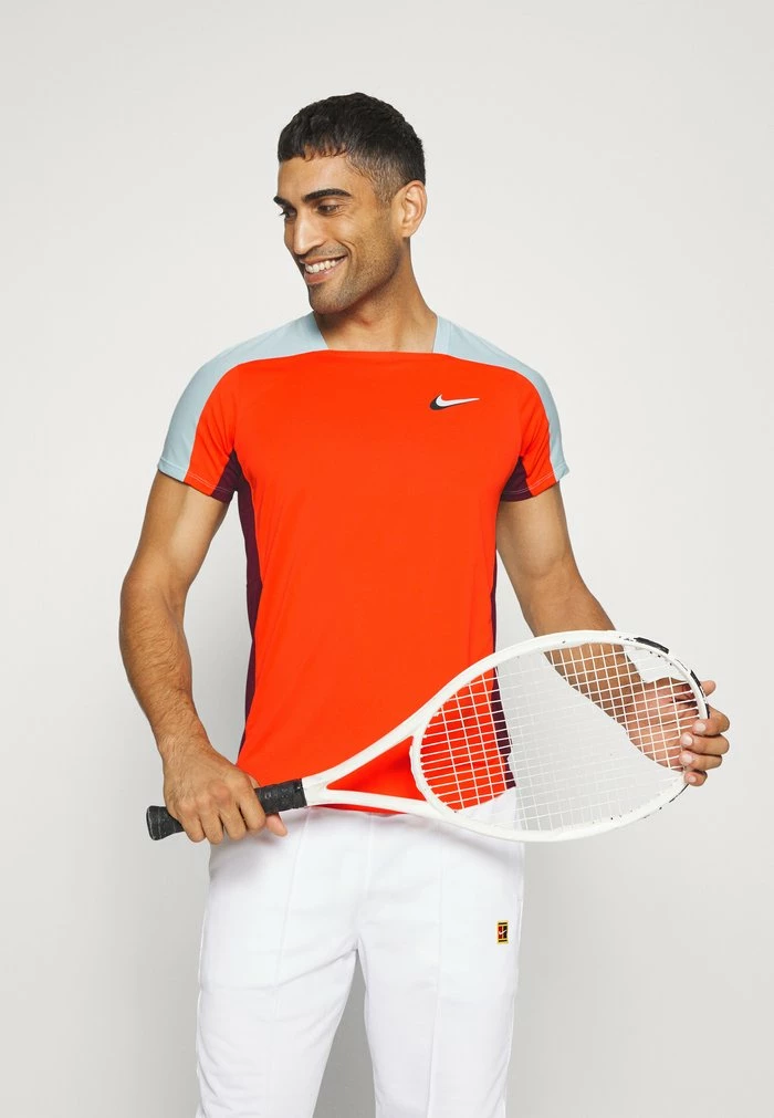 Nike Performance ADVANTAGE SLAM - Sports T-shirt - Team Orange/glacier Blue/white 4 Nike Performance ADVANTAGE SLAM - Sports T-shirt - Team Orange/glacier Blue/white - Image 4