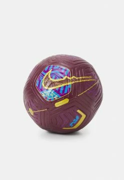 Nike Performance KYLIAN MBAPPE STRIKE - Football - Dark Beetroot/metallic Vivid Gold