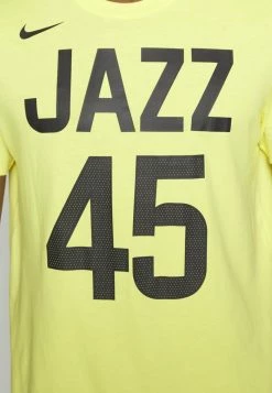 Nike Performance NBA DONOVAN MITCHELL UTAH JAZZ NAME & NUMBER TEE - Club Wear - Yellow Strike -Nike Performance store fa5a05033cd0473cb3c392a3b60440a3