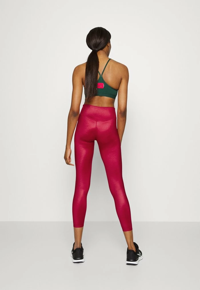 Nike Performance ONE - Leggings - Mystic Hibiscus/white 3 Nike Performance ONE - Leggings - Mystic Hibiscus/white - Image 3
