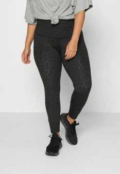 Nike Performance ONE - Leggings - Off Noir/white