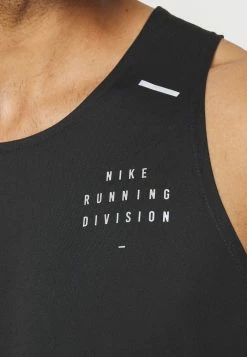 Nike Performance RISE TANK - Top - Black/silver -Nike Performance store fbd7069823ec439381c6fd67d1d377af