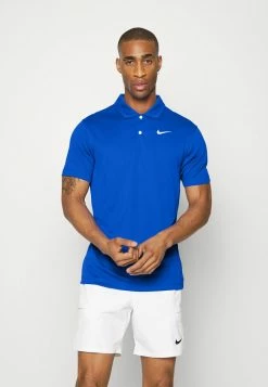 Nike Performance SOLID - Polo Shirt - Game Royal/white