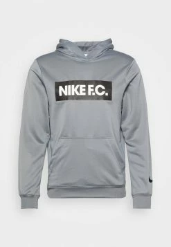Nike Performance FC LIBERO HOODIE - Hoodie - Cool Grey/white/black -Nike Performance store fd3e317660a548818fa904e8ce8d3955