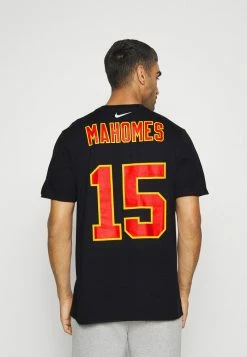 Nike Performance NFL KANSAS CITY CHIEFS MENS NAME AND NUMBER PATRICK MAHOMES - Club Wear - Black -Nike Performance store fd7fb842c9b4420fb3dacede21baaa62