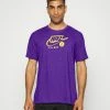 Nike Performance NBA LOS ANGELES LAKERS NIKE LOGO TEE - Sports T-shirt - Field Purple