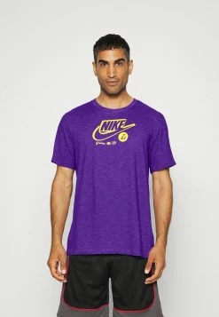 Nike Performance NBA LOS ANGELES LAKERS NIKE LOGO TEE - Sports T-shirt - Field Purple
