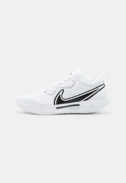 Nike Performance COURT ZOOM PRO - Multicourt Tennis Shoes - White/black