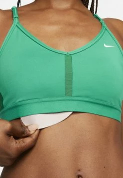 Nike Performance INDY V NECK BRA - Light Support Sports Bra - Evergreen -Nike Performance store fde053003e7145728be50f5e62f2db48
