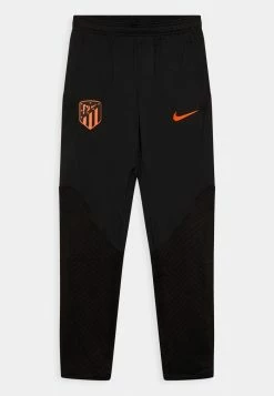 Nike Performance ATLETICO MADRID STRIKE PANT UNISEX - Tracksuit Bottoms - Black/atomic Orange