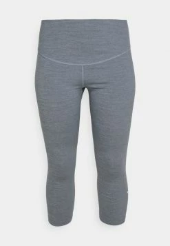 Nike Performance ONE PLUS - Leggings - Iron Grey (white)
